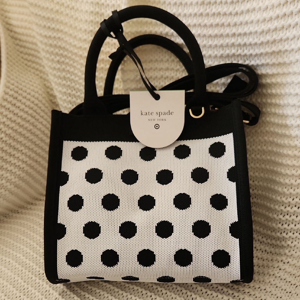Kate Spade Black and White Polka Dot Women's Bag